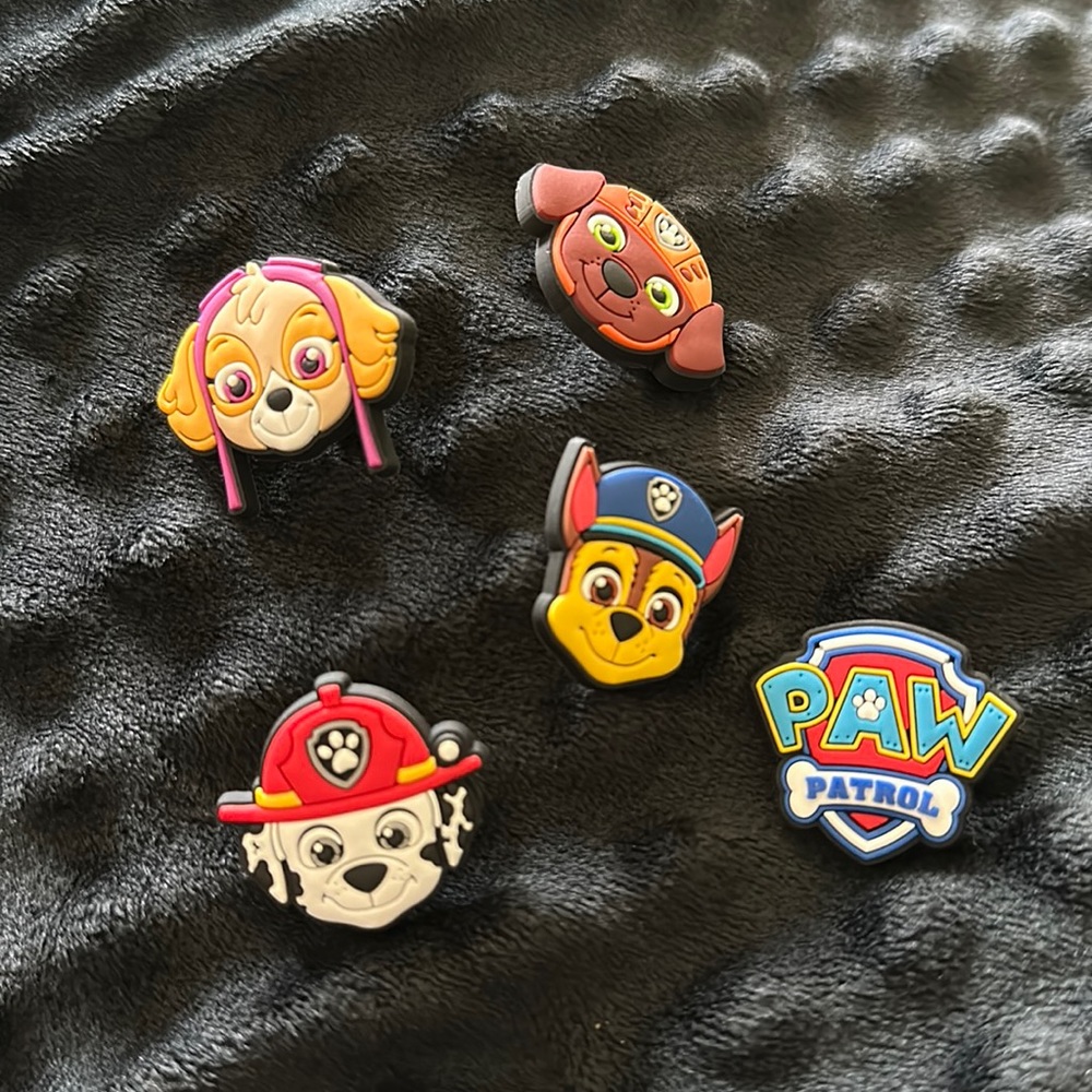 New paw patrol croc charms